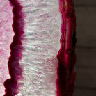 Pink Agate Slice on Metal Base, 16.5" Tall Model #5065PA-042 - Brazil GemsBrazil GemsPink Agate Slice on Metal Base, 16.5" Tall Model #5065PA-042Slices on Fixed Bases5065PA-042