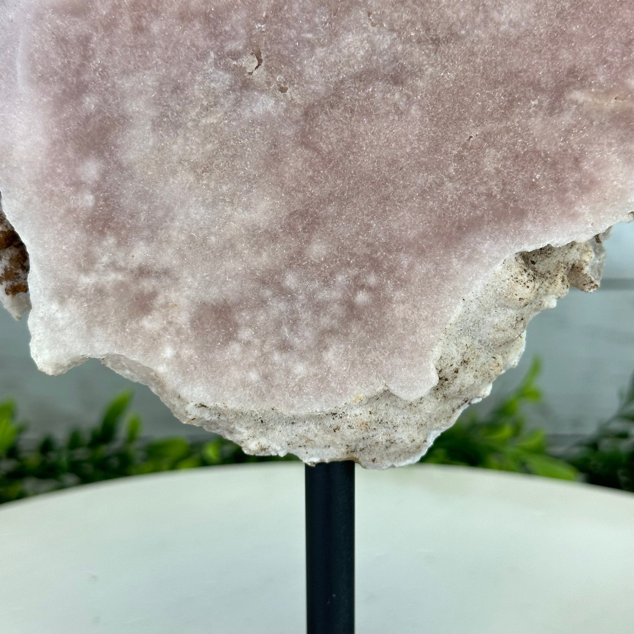 Pink Amethyst Slice on a Stand, 5.7 lbs and 10.2" Tall #5742-0139 - Brazil GemsBrazil GemsPink Amethyst Slice on a Stand, 5.7 lbs and 10.2" Tall #5742-0139Slices on Fixed Bases5742-0139