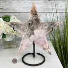 Pink Amethyst Star on a Metal Stand 11.25" Tall #5746-0022 by Brazil Gems - Brazil GemsBrazil GemsPink Amethyst Star on a Metal Stand 11.25" Tall #5746-0022 by Brazil GemsStars5746-0022