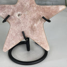 Pink Amethyst Star on a Metal Stand 5.5" Tall #5746-0003 by Brazil Gems - Brazil GemsBrazil GemsPink Amethyst Star on a Metal Stand 5.5" Tall #5746-0003 by Brazil GemsStars5746-0003