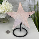 Pink Amethyst Star on a Metal Stand 8" Tall #5746-0015 by Brazil Gems - Brazil GemsBrazil GemsPink Amethyst Star on a Metal Stand 8" Tall #5746-0015 by Brazil GemsStars5746-0015