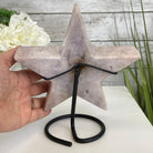 Pink Amethyst Star on a Metal Stand 8.25" Tall #5746-0020 by Brazil Gems - Brazil GemsBrazil GemsPink Amethyst Star on a Metal Stand 8.25" Tall #5746-0020 by Brazil GemsStars5746-0020