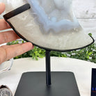 Polished Agate Crescent Moon on a Stand, 4.8 lbs & 11" Tall #5740NA-006 - Brazil GemsBrazil GemsPolished Agate Crescent Moon on a Stand, 4.8 lbs & 11" Tall #5740NA-006Crescent Moons5740NA-006