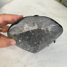 Polished Agate Heart Geode on a Metal Stand, 2.7 lbs & 5.5" Tall, Model #5468-0058 by Brazil Gems - Brazil GemsBrazil GemsPolished Agate Heart Geode on a Metal Stand, 2.7 lbs & 5.5" Tall, Model #5468-0058 by Brazil GemsHearts5468-0058