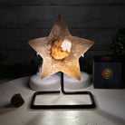 Polished Agate Star on a Metal Stand, 2.1 lbs & 7.4" Tall #5273-0009 - Brazil GemsBrazil GemsPolished Agate Star on a Metal Stand, 2.1 lbs & 7.4" Tall #5273-0009Stars5273-0009