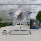 Polished Agate Star on a Metal Stand, 2.4 lbs & 7.3" Tall #5273-0012 - Brazil GemsBrazil GemsPolished Agate Star on a Metal Stand, 2.4 lbs & 7.3" Tall #5273-0012Stars5273-0012