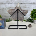 Polished Agate Star on a Metal Stand, 2.7 lbs & 7.3" Tall #5273-0015 - Brazil GemsBrazil GemsPolished Agate Star on a Metal Stand, 2.7 lbs & 7.3" Tall #5273-0015Stars5273-0015