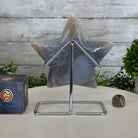 Polished Agate Star on a Metal Stand, 2.9 lbs & 7.7" Tall #5273-0016 - Brazil GemsBrazil GemsPolished Agate Star on a Metal Stand, 2.9 lbs & 7.7" Tall #5273-0016Stars5273-0016