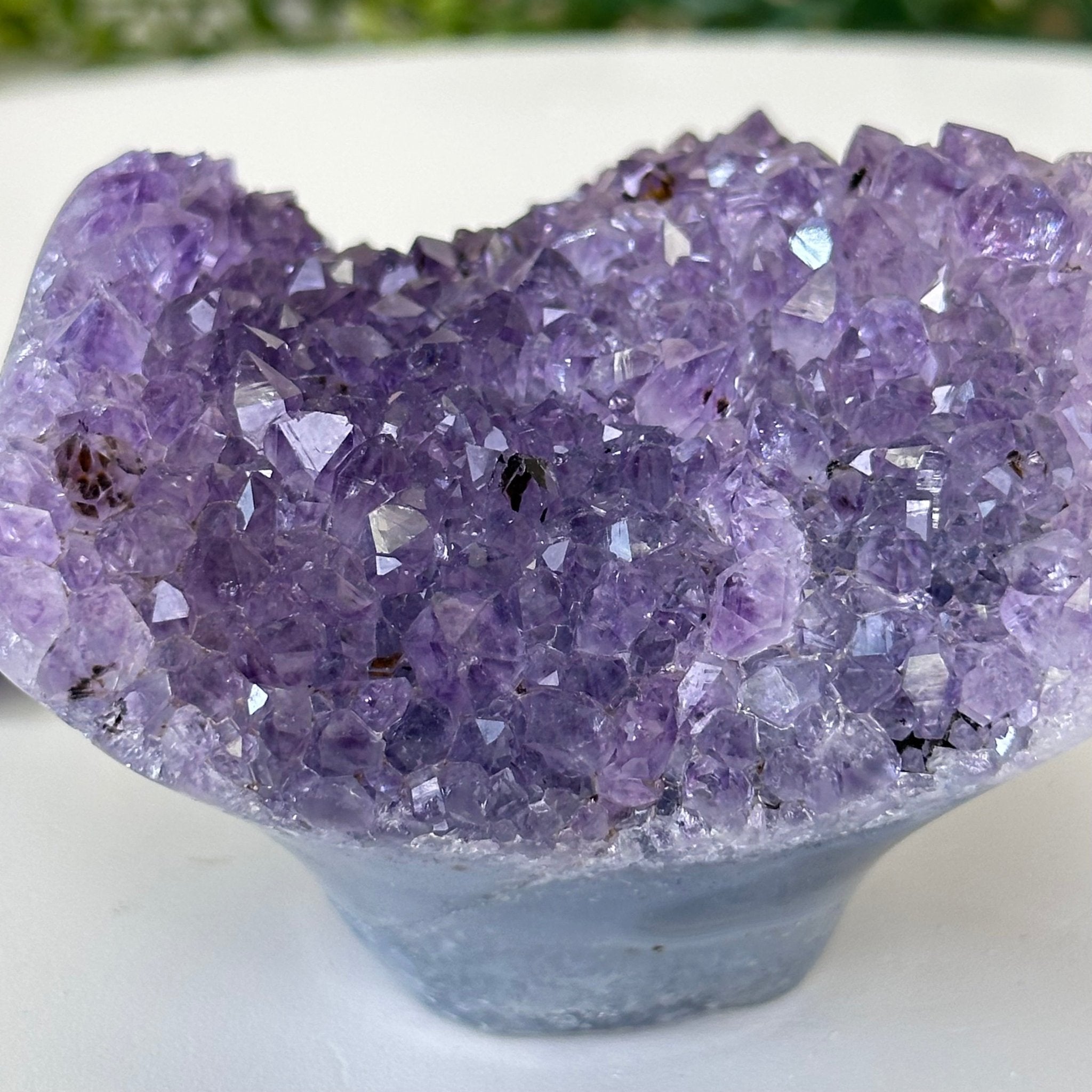 Polished Amethyst Flower 0.74 lbs & 2.3" Tall 5609 - 0030 - Brazil GemsBrazil GemsPolished Amethyst Flower 0.74 lbs & 2.3" Tall 5609 - 0030Crystal Flowers5609 - 0030