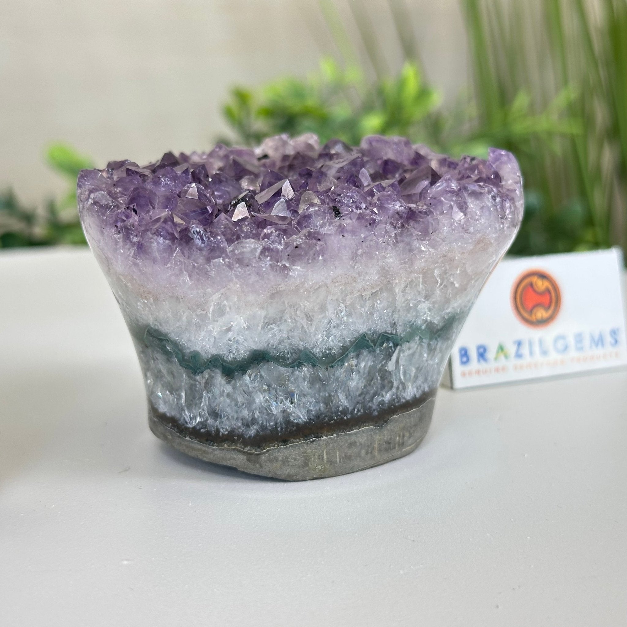 Polished Amethyst Flower 0.76 lbs & 2.1" Tall 5609 - 0031 - Brazil GemsBrazil GemsPolished Amethyst Flower 0.76 lbs & 2.1" Tall 5609 - 0031Crystal Flowers5609 - 0031