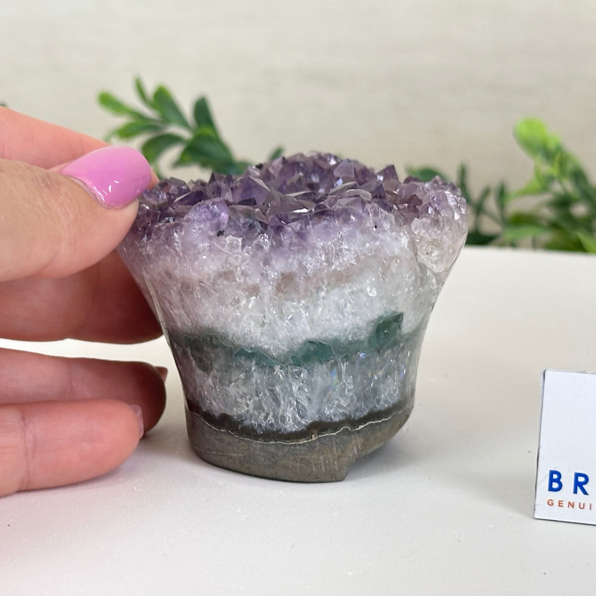 Polished Amethyst Flower 0.76 lbs & 2.1" Tall 5609 - 0031 - Brazil GemsBrazil GemsPolished Amethyst Flower 0.76 lbs & 2.1" Tall 5609 - 0031Crystal Flowers5609 - 0031
