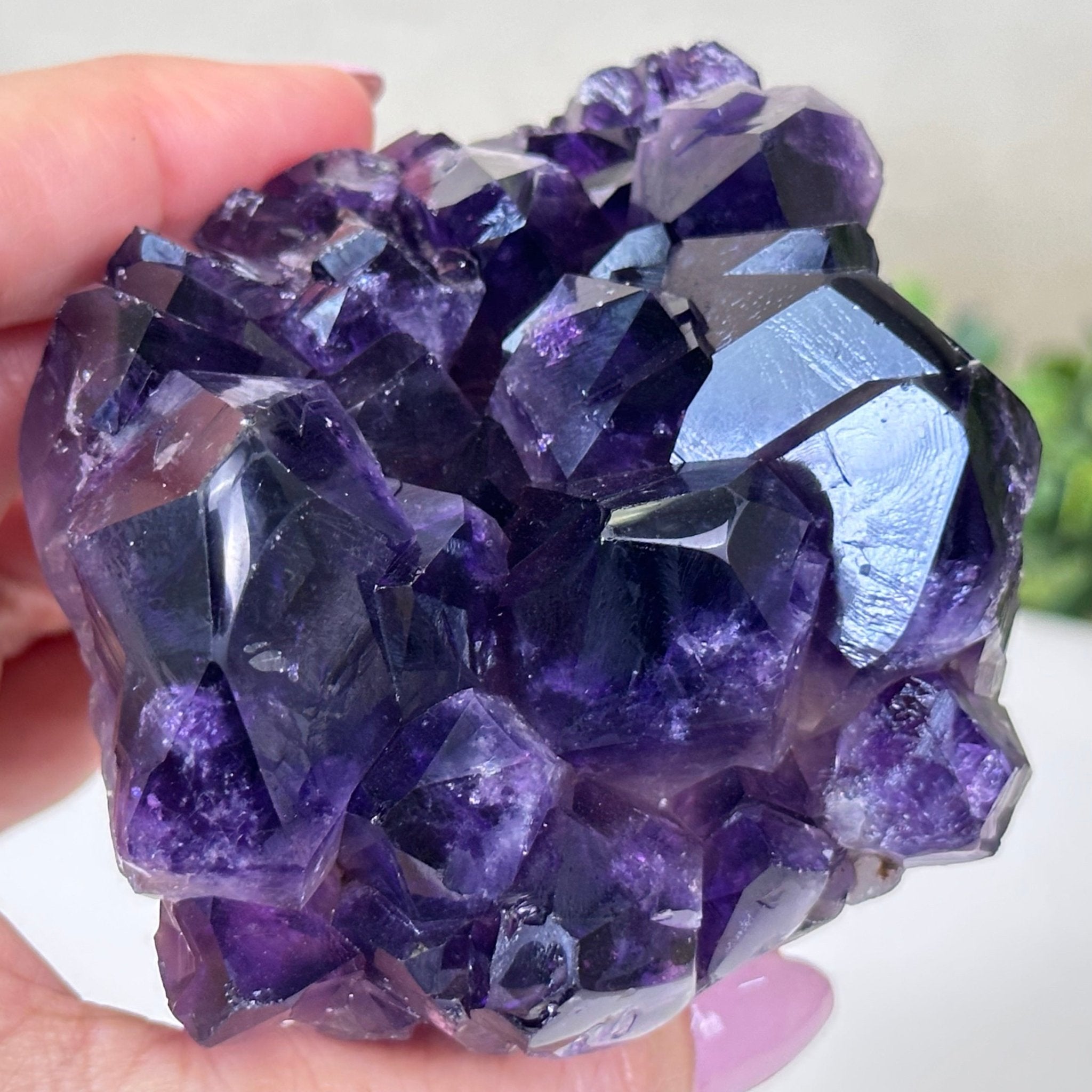 Polished Amethyst Flower 1.15 lbs & 3.2" Tall 5609 - 0033 - Brazil GemsBrazil GemsPolished Amethyst Flower 1.15 lbs & 3.2" Tall 5609 - 0033Crystal Flowers5609 - 0033