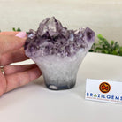 Polished Amethyst Flower 1.83 lbs & 3.6" Tall 5609 - 0035 - Brazil GemsBrazil GemsPolished Amethyst Flower 1.83 lbs & 3.6" Tall 5609 - 0035Crystal Flowers5609 - 0035