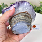 Polished Amethyst Flower 2.06 lbs & 3.5" Tall 5609 - 0037 - Brazil GemsBrazil GemsPolished Amethyst Flower 2.06 lbs & 3.5" Tall 5609 - 0037Crystal Flowers5609 - 0037