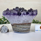 Polished Amethyst Flower 2.06 lbs & 3.5" Tall 5609 - 0037 - Brazil GemsBrazil GemsPolished Amethyst Flower 2.06 lbs & 3.5" Tall 5609 - 0037Crystal Flowers5609 - 0037