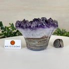 Polished Amethyst Flower 2.06 lbs & 3.5" Tall 5609 - 0037 - Brazil GemsBrazil GemsPolished Amethyst Flower 2.06 lbs & 3.5" Tall 5609 - 0037Crystal Flowers5609 - 0037
