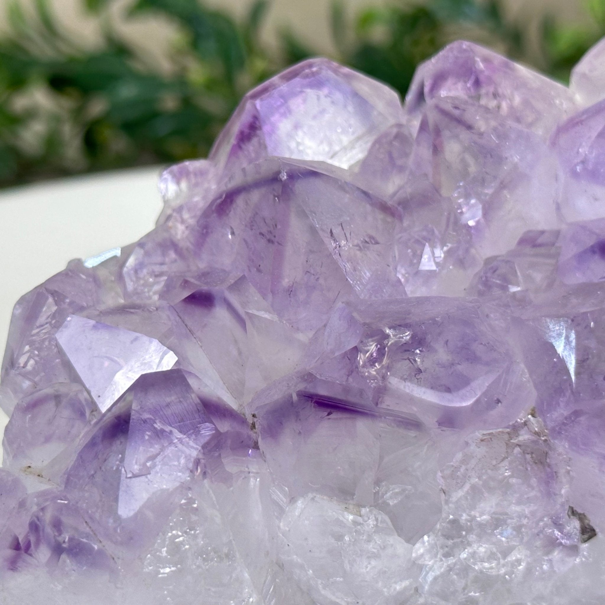 Polished Amethyst Flower 2.06 lbs & 3.9" Tall 5609 - 0036 - Brazil GemsBrazil GemsPolished Amethyst Flower 2.06 lbs & 3.9" Tall 5609 - 0036Crystal Flowers5609 - 0036