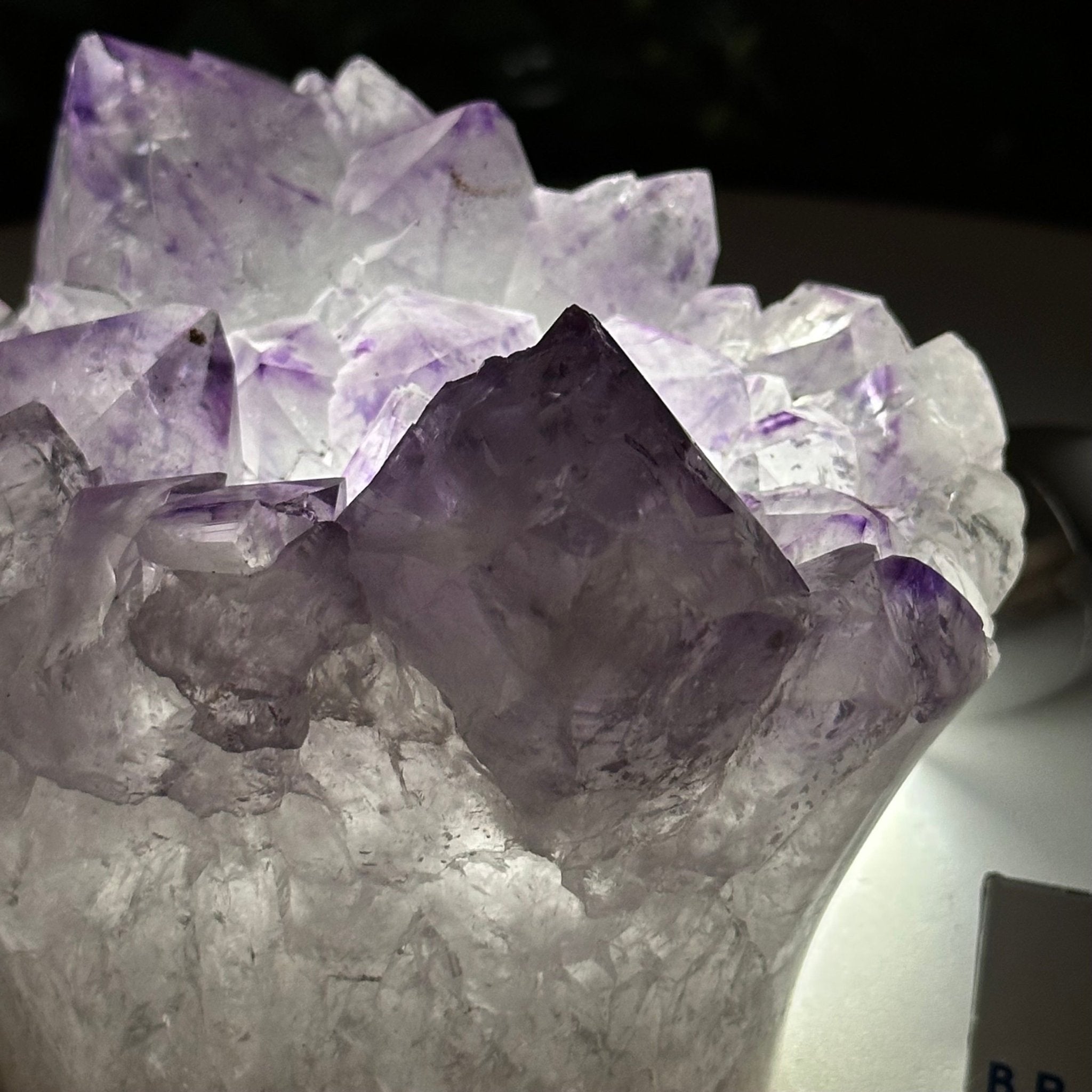 Polished Amethyst Flower 2.11 lbs & 3.4" Tall 5609 - 0038 - Brazil GemsBrazil GemsPolished Amethyst Flower 2.11 lbs & 3.4" Tall 5609 - 0038Crystal Flowers5609 - 0038