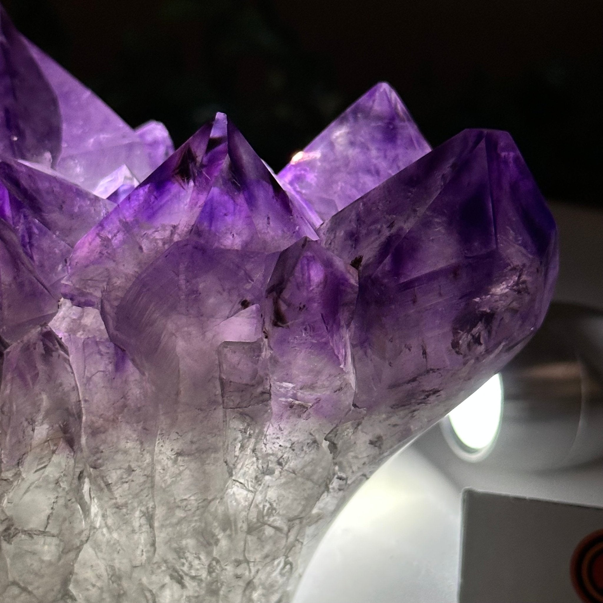 Polished Amethyst Flower 2.22 lbs & 3.6" Tall 5609 - 0039 - Brazil GemsBrazil GemsPolished Amethyst Flower 2.22 lbs & 3.6" Tall 5609 - 0039Crystal Flowers5609 - 0039