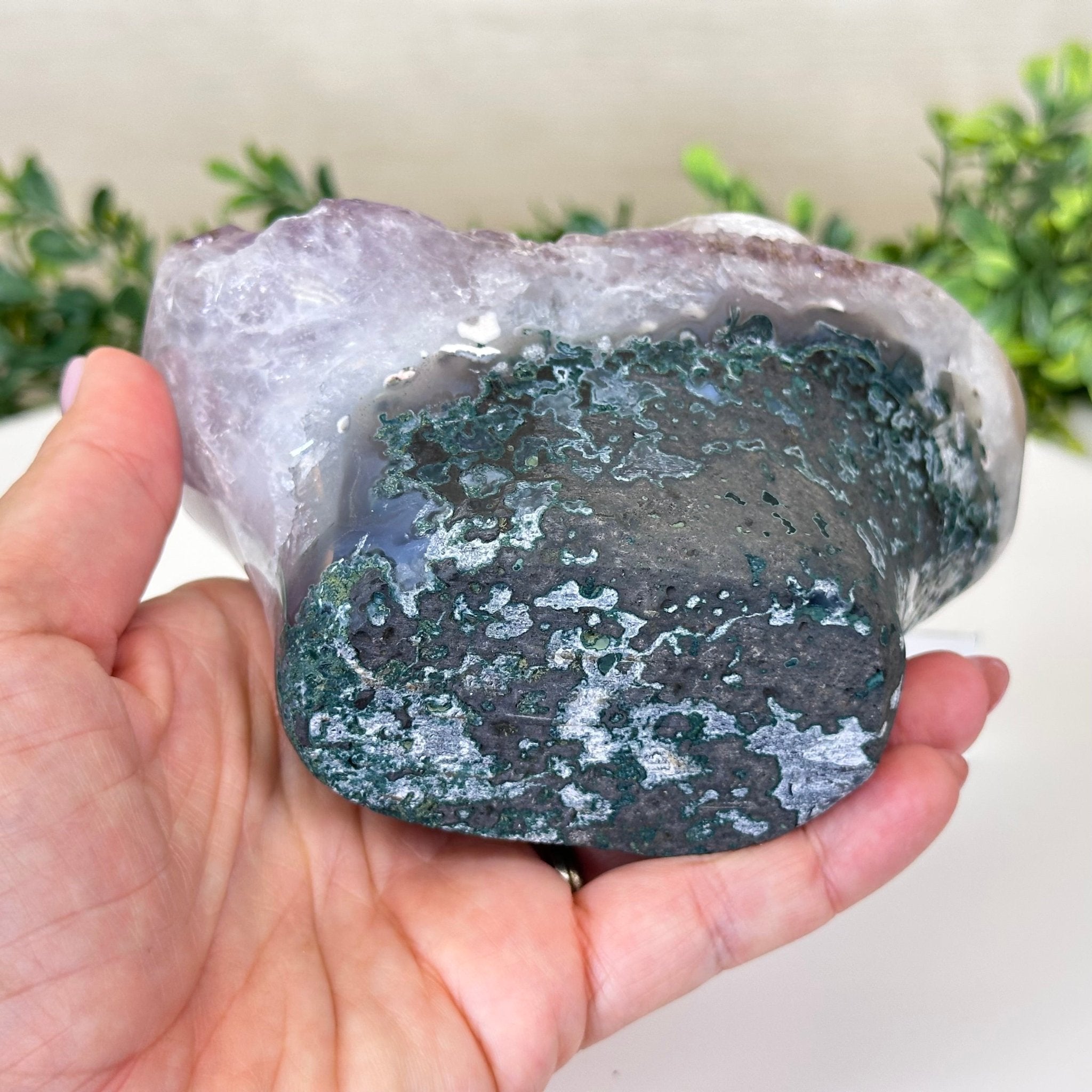Polished Amethyst Flower 2.28 lbs & 3.6" Tall 5609 - 0040 - Brazil GemsBrazil GemsPolished Amethyst Flower 2.28 lbs & 3.6" Tall 5609 - 0040Crystal Flowers5609 - 0040