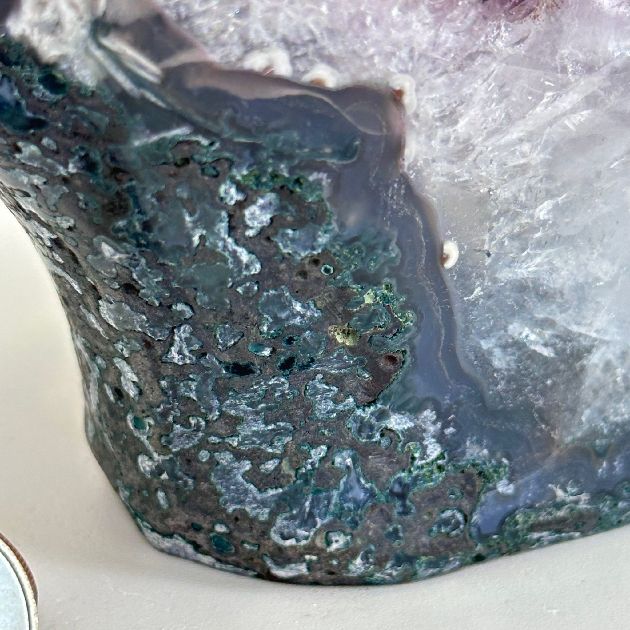 Polished Amethyst Flower 2.28 lbs & 3.6" Tall 5609 - 0040 - Brazil GemsBrazil GemsPolished Amethyst Flower 2.28 lbs & 3.6" Tall 5609 - 0040Crystal Flowers5609 - 0040