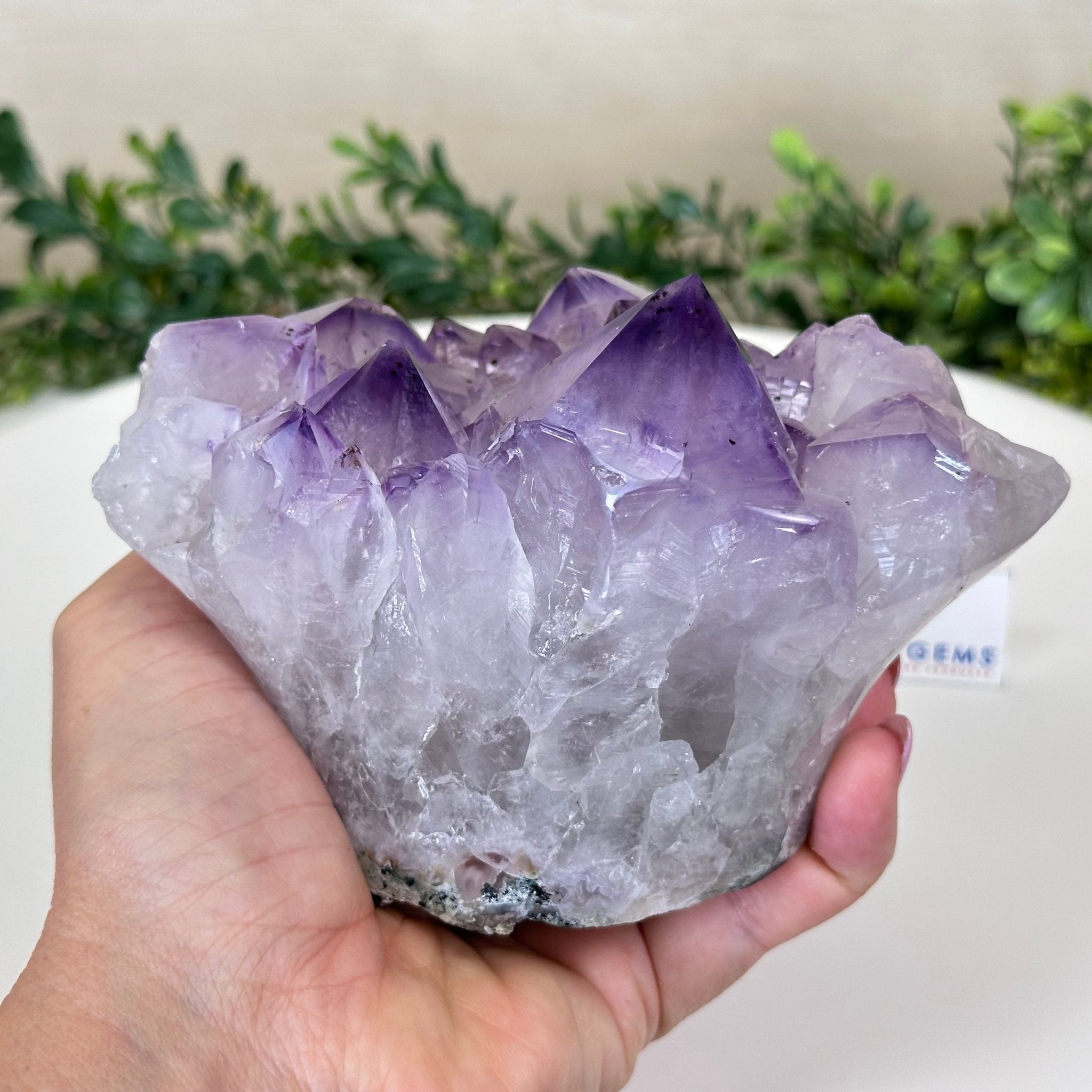 Polished Amethyst Flower 2.61 lbs & 3.6" Tall 5609 - 0041 - Brazil GemsBrazil GemsPolished Amethyst Flower 2.61 lbs & 3.6" Tall 5609 - 0041Crystal Flowers5609 - 0041