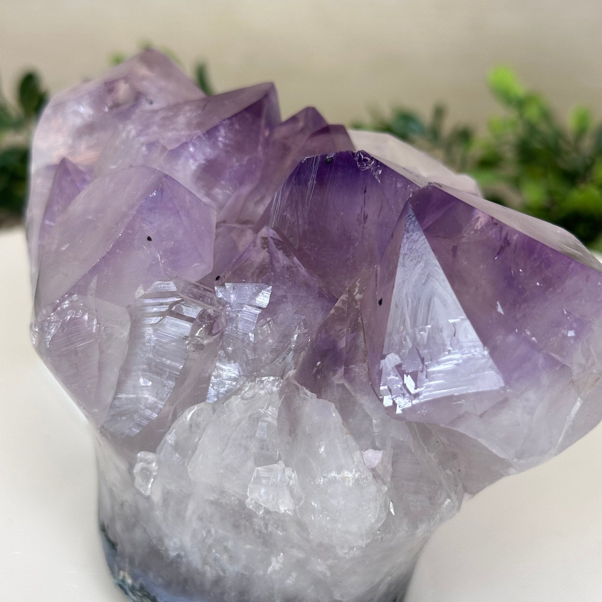 Polished Amethyst Flower 2.63 lbs & 3.8" Tall 5609 - 0042 - Brazil GemsBrazil GemsPolished Amethyst Flower 2.63 lbs & 3.8" Tall 5609 - 0042Crystal Flowers5609 - 0042