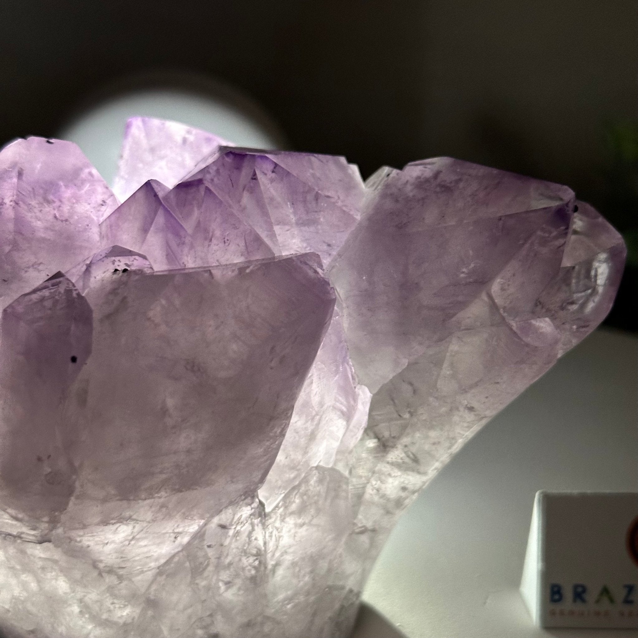 Polished Amethyst Flower 2.63 lbs & 3.8" Tall 5609 - 0042 - Brazil GemsBrazil GemsPolished Amethyst Flower 2.63 lbs & 3.8" Tall 5609 - 0042Crystal Flowers5609 - 0042