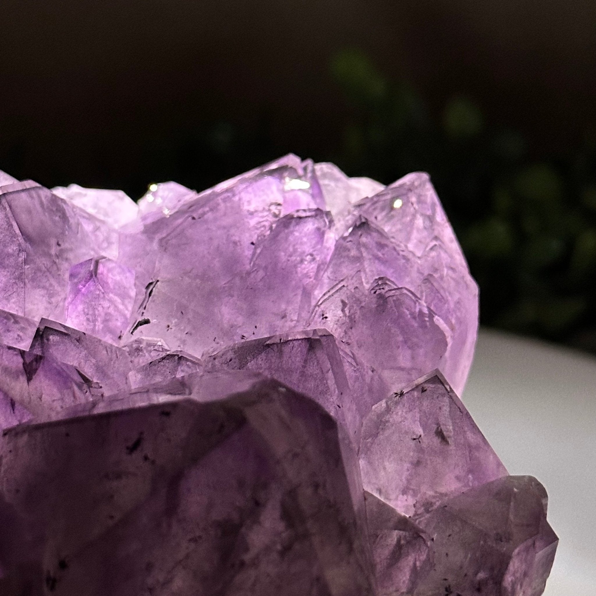 Polished Amethyst Flower 3.20 lbs & 4.6" Tall 5609 - 0043 - Brazil GemsBrazil GemsPolished Amethyst Flower 3.20 lbs & 4.6" Tall 5609 - 0043Crystal Flowers5609 - 0043
