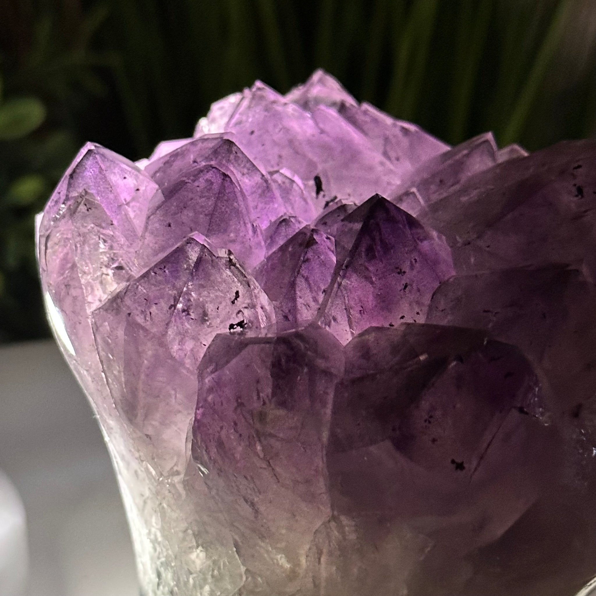 Polished Amethyst Flower 3.20 lbs & 4.6" Tall 5609 - 0043 - Brazil GemsBrazil GemsPolished Amethyst Flower 3.20 lbs & 4.6" Tall 5609 - 0043Crystal Flowers5609 - 0043