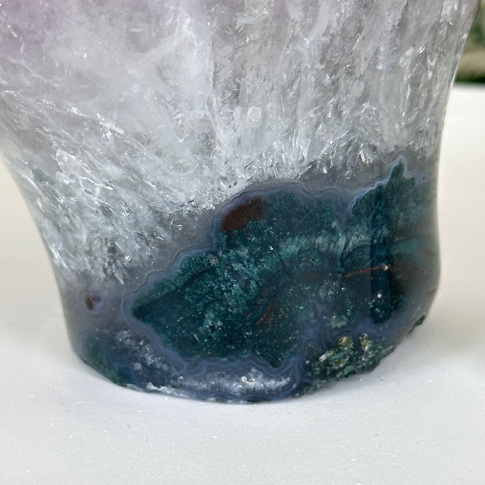 Polished Amethyst Flower 3.20 lbs & 4.6" Tall 5609 - 0043 - Brazil GemsBrazil GemsPolished Amethyst Flower 3.20 lbs & 4.6" Tall 5609 - 0043Crystal Flowers5609 - 0043