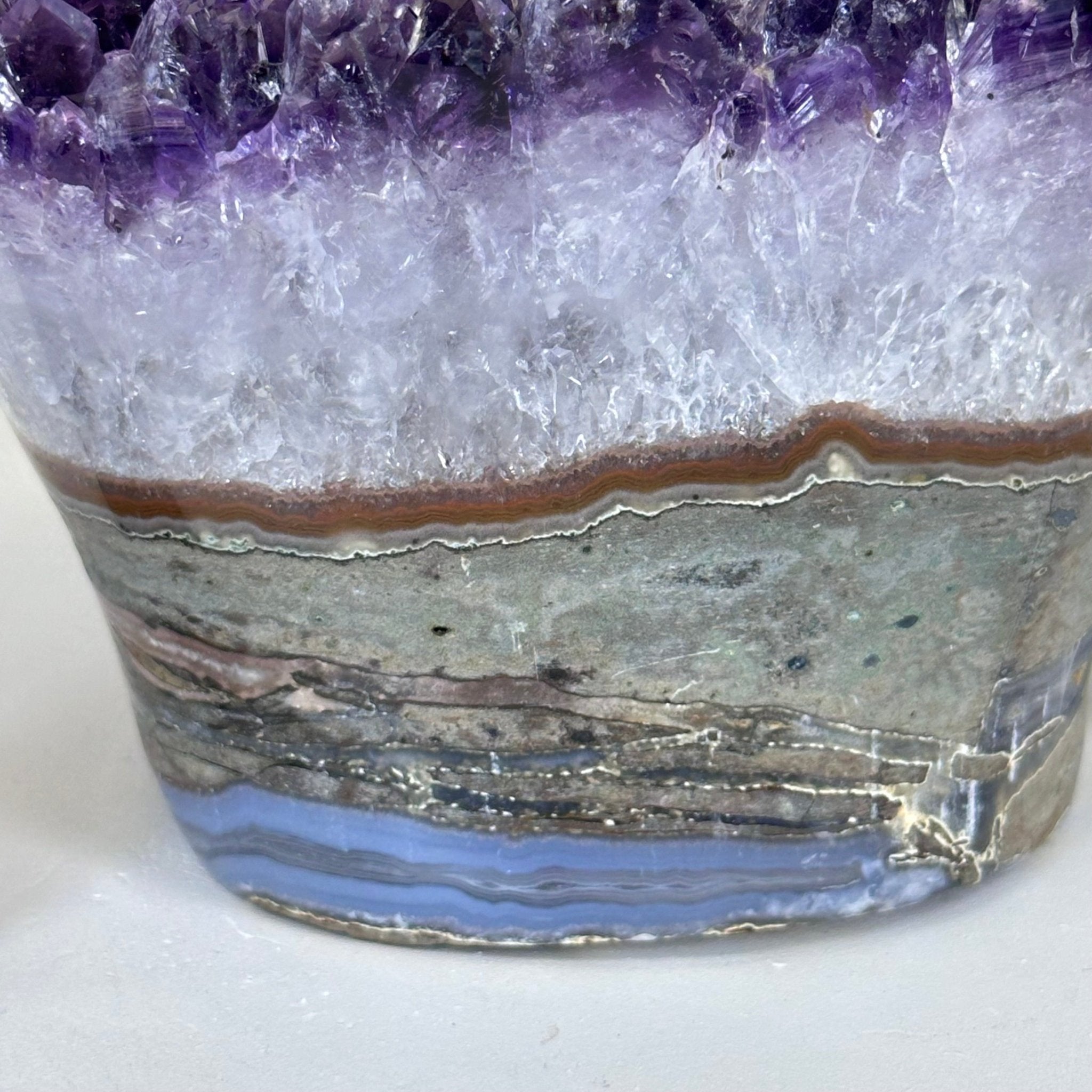 Polished Amethyst Flower 4.62 lbs & 3.8" Tall 5609 - 0045 - Brazil GemsBrazil GemsPolished Amethyst Flower 4.62 lbs & 3.8" Tall 5609 - 0045Crystal Flowers5609 - 0045