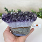 Polished Amethyst Flower 4.62 lbs & 3.8" Tall 5609 - 0045 - Brazil GemsBrazil GemsPolished Amethyst Flower 4.62 lbs & 3.8" Tall 5609 - 0045Crystal Flowers5609 - 0045
