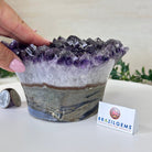 Polished Amethyst Flower 4.62 lbs & 3.8" Tall 5609 - 0045 - Brazil GemsBrazil GemsPolished Amethyst Flower 4.62 lbs & 3.8" Tall 5609 - 0045Crystal Flowers5609 - 0045