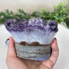 Polished Amethyst Flower 4.62 lbs & 3.8" Tall 5609 - 0045 - Brazil GemsBrazil GemsPolished Amethyst Flower 4.62 lbs & 3.8" Tall 5609 - 0045Crystal Flowers5609 - 0045