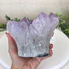 Polished Amethyst Flower 5.51 lbs & 5.1" Tall 5609 - 0046 - Brazil GemsBrazil GemsPolished Amethyst Flower 5.51 lbs & 5.1" Tall 5609 - 0046Crystal Flowers5609 - 0046