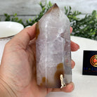 Polished Brazilian Drusy Agate Crystal Point, 1.2 lbs & 4.8" Tall, Model #3106NA-014 by Brazil Gems - Brazil GemsBrazil GemsPolished Brazilian Drusy Agate Crystal Point, 1.2 lbs & 4.8" Tall, Model #3106NA-014 by Brazil GemsCrystal Points3106NA-014