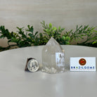 Polished Clear Quartz Crystal Tower 2.6" Tall #3106CQ - 013 - Brazil GemsBrazil GemsPolished Clear Quartz Crystal Tower 2.6" Tall #3106CQ - 013Crystal Points3106CQ - 013
