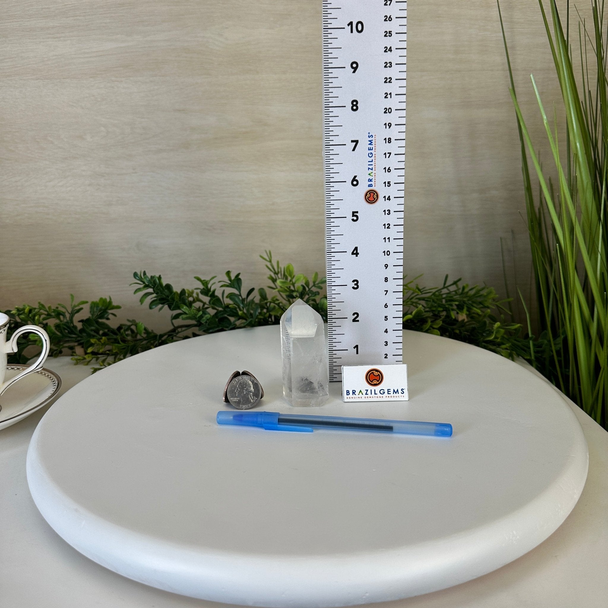 Polished Clear Quartz Crystal Tower 3" Tall #3106CQ - 012 - Brazil GemsBrazil GemsPolished Clear Quartz Crystal Tower 3" Tall #3106CQ - 012Crystal Points3106CQ - 012