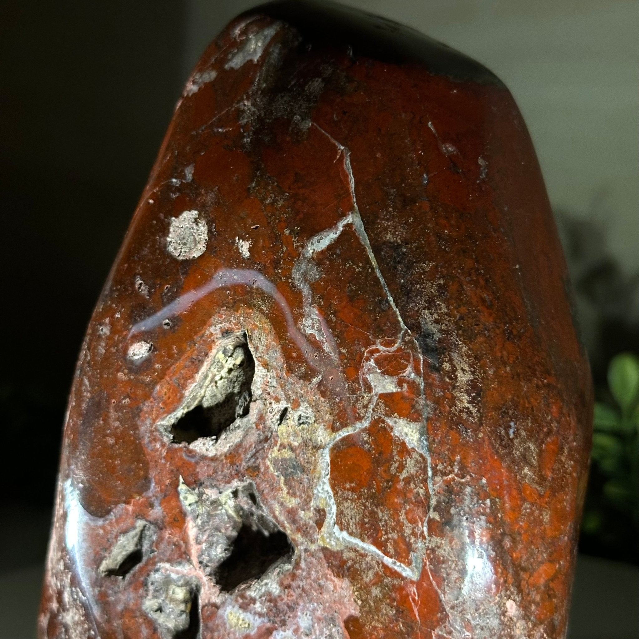 Polished Freeform African Red Jasper Gemstone, 5.5 lbs & 7.4” Tall #3301AJ - 001 - Brazil GemsBrazil GemsPolished Freeform African Red Jasper Gemstone, 5.5 lbs & 7.4” Tall #3301AJ - 001Freeform & Unique Shapes3301AJ - 001