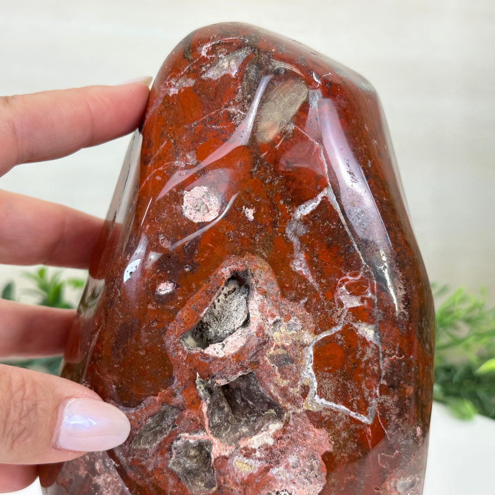 Polished Freeform African Red Jasper Gemstone, 5.5 lbs & 7.4” Tall #3301AJ - 001 - Brazil GemsBrazil GemsPolished Freeform African Red Jasper Gemstone, 5.5 lbs & 7.4” Tall #3301AJ - 001Freeform & Unique Shapes3301AJ - 001