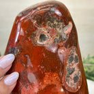 Polished Freeform African Red Jasper Gemstone, 5.5 lbs & 7.4” Tall #3301AJ - 001 - Brazil GemsBrazil GemsPolished Freeform African Red Jasper Gemstone, 5.5 lbs & 7.4” Tall #3301AJ - 001Freeform & Unique Shapes3301AJ - 001