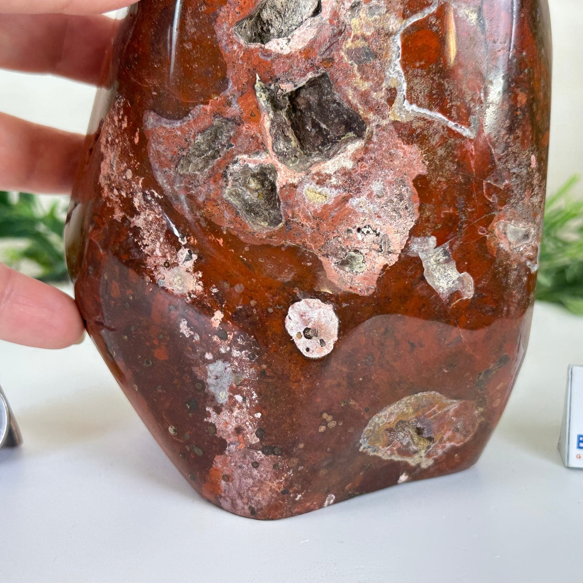 Polished Freeform African Red Jasper Gemstone, 5.5 lbs & 7.4” Tall #3301AJ - 001 - Brazil GemsBrazil GemsPolished Freeform African Red Jasper Gemstone, 5.5 lbs & 7.4” Tall #3301AJ - 001Freeform & Unique Shapes3301AJ - 001