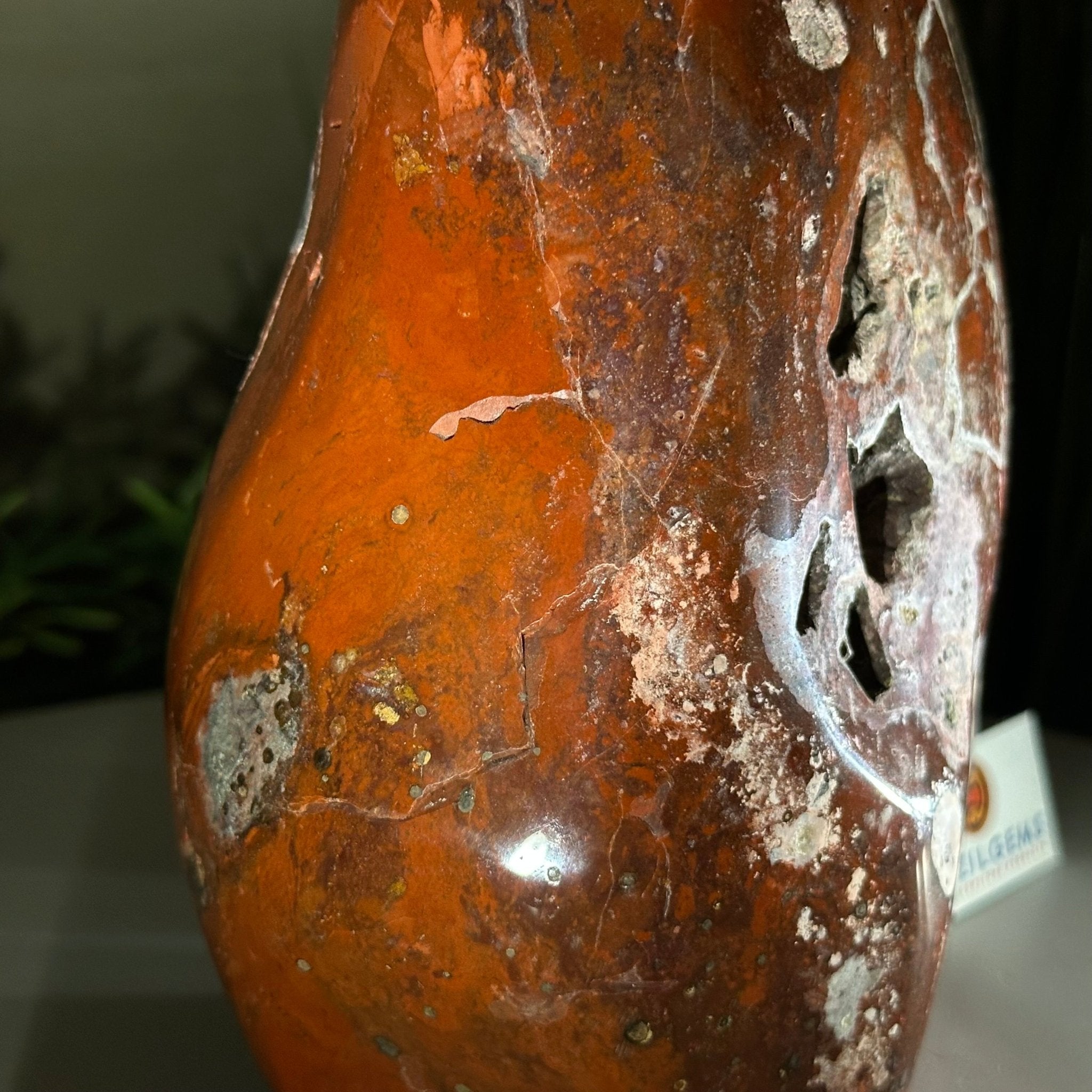 Polished Freeform African Red Jasper Gemstone, 5.5 lbs & 7.4” Tall #3301AJ - 001 - Brazil GemsBrazil GemsPolished Freeform African Red Jasper Gemstone, 5.5 lbs & 7.4” Tall #3301AJ - 001Freeform & Unique Shapes3301AJ - 001
