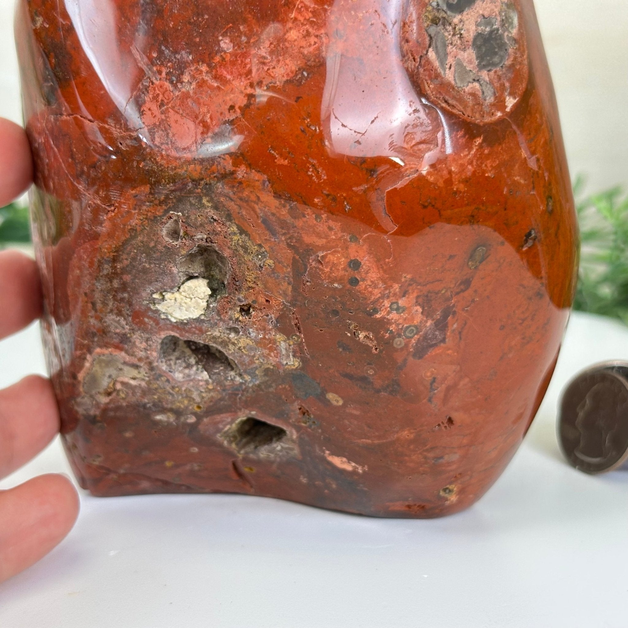 Polished Freeform African Red Jasper Gemstone, 5.5 lbs & 7.4” Tall #3301AJ - 001 - Brazil GemsBrazil GemsPolished Freeform African Red Jasper Gemstone, 5.5 lbs & 7.4” Tall #3301AJ - 001Freeform & Unique Shapes3301AJ - 001