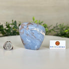 Polished Freeform Angelite Gemstone, 0.8 lbs & 3.3” Tall #3301AL - 001 - Brazil GemsBrazil GemsPolished Freeform Angelite Gemstone, 0.8 lbs & 3.3” Tall #3301AL - 001Freeform & Unique Shapes3301AL - 001
