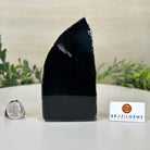 Polished Freeform Black Obsidian Gemstone, 1.8 lbs & 5.5” Tall #3303BK - 003 - Brazil GemsBrazil GemsPolished Freeform Black Obsidian Gemstone, 1.8 lbs & 5.5” Tall #3303BK - 003Freeform & Unique Shapes3303BK - 003