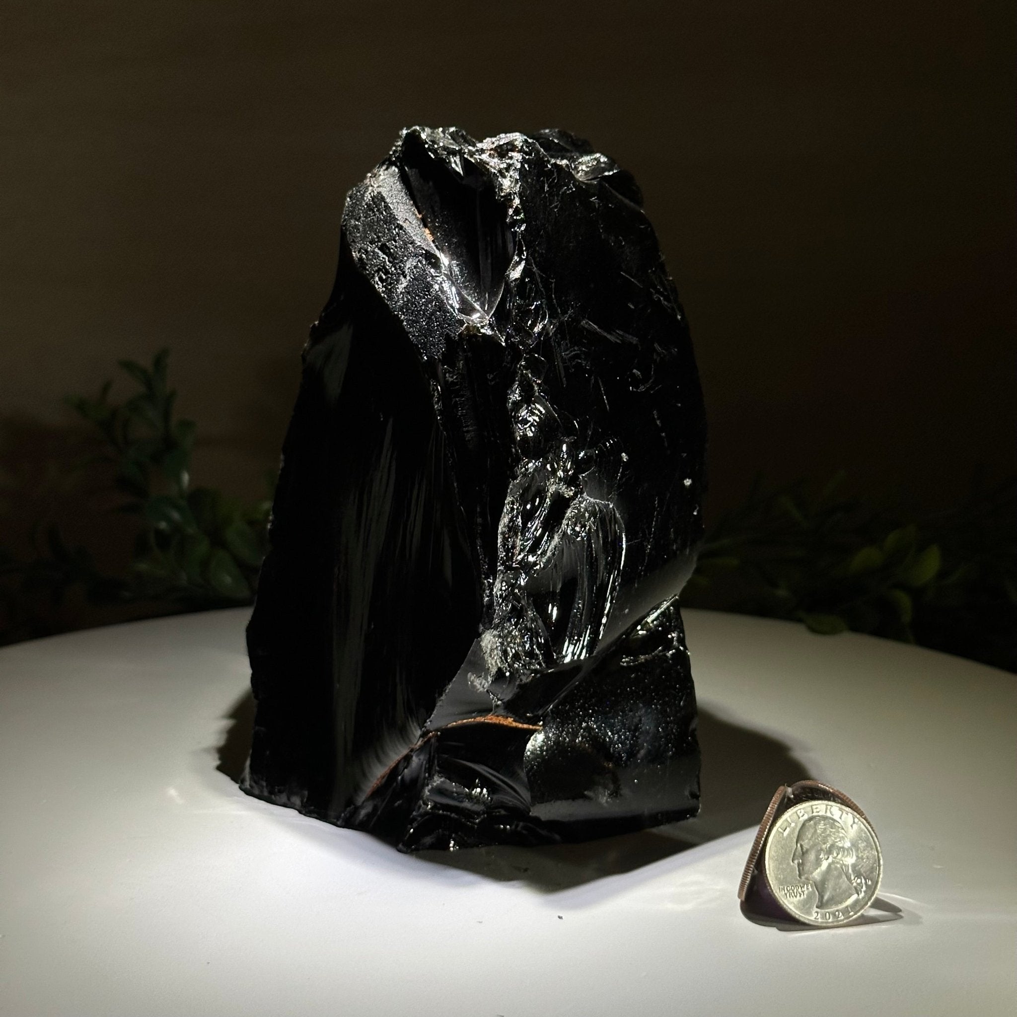 Polished Freeform Black Obsidian Gemstone, 3.8 lbs & 6.2” Tall #3303BK - 004 - Brazil GemsBrazil GemsPolished Freeform Black Obsidian Gemstone, 3.8 lbs & 6.2” Tall #3303BK - 004Freeform & Unique Shapes3303BK - 004
