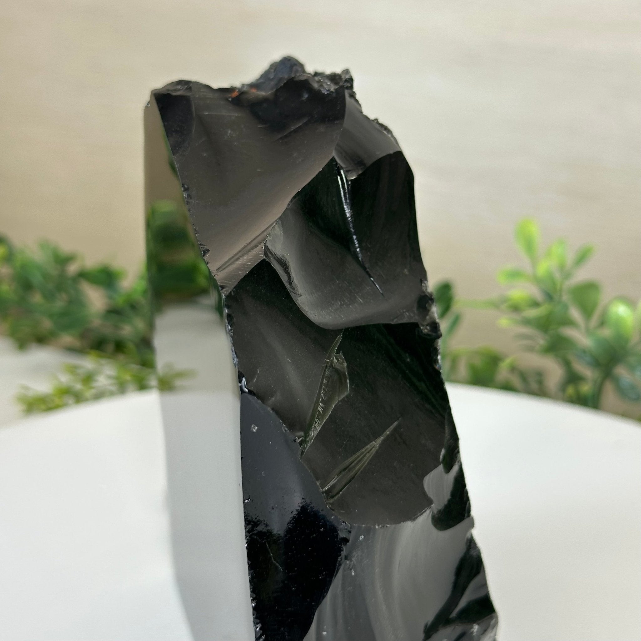 Polished Freeform Black Obsidian Gemstone, 3.8 lbs & 6.2” Tall #3303BK - 004 - Brazil GemsBrazil GemsPolished Freeform Black Obsidian Gemstone, 3.8 lbs & 6.2” Tall #3303BK - 004Freeform & Unique Shapes3303BK - 004