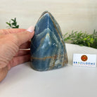 Polished Freeform Blue Onyx Gemstone, 2.2 lbs & 4.4” Tall #3301BX - 006 - Brazil GemsBrazil GemsPolished Freeform Blue Onyx Gemstone, 2.2 lbs & 4.4” Tall #3301BX - 006Freeform & Unique Shapes3301BX - 006